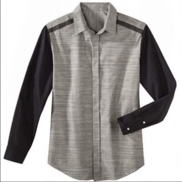 NWT 3.1 Philip Lim For Target 2 Tone Button Down - Picture 2 of 5